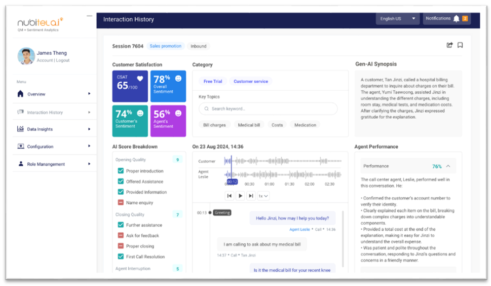 ai-powered conversation analytics for quality management