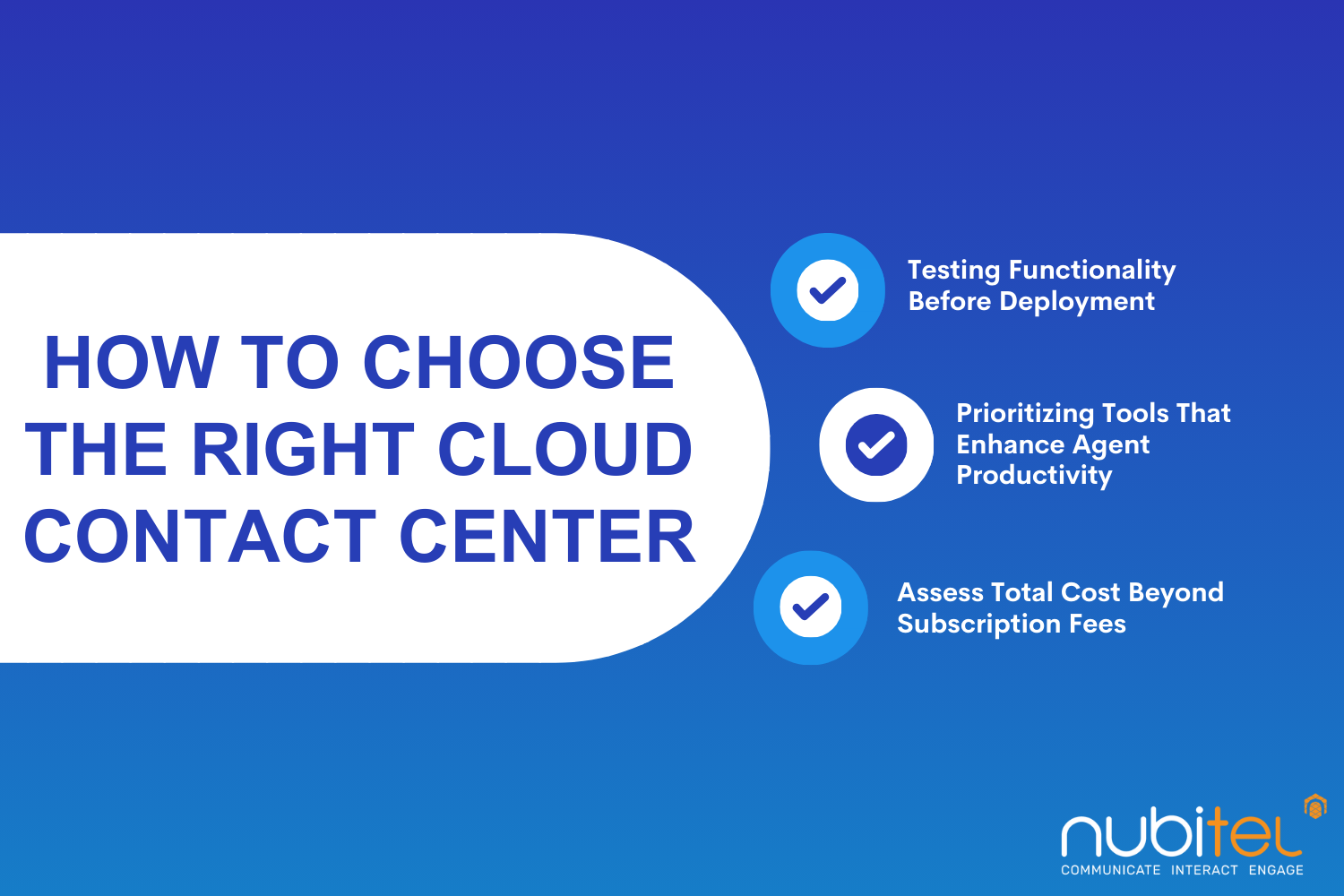 essential factors for selecting the right cloud contact center