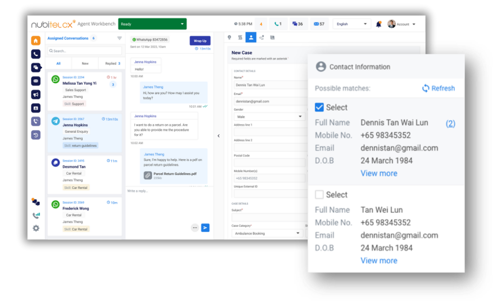  integration with CRM