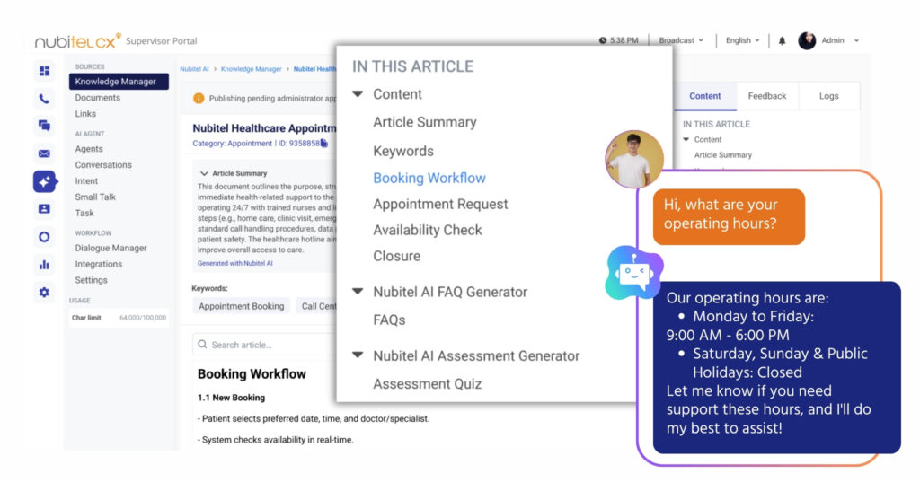 nubitel-knowledge-management-system-for-faster-answer-productive-agents