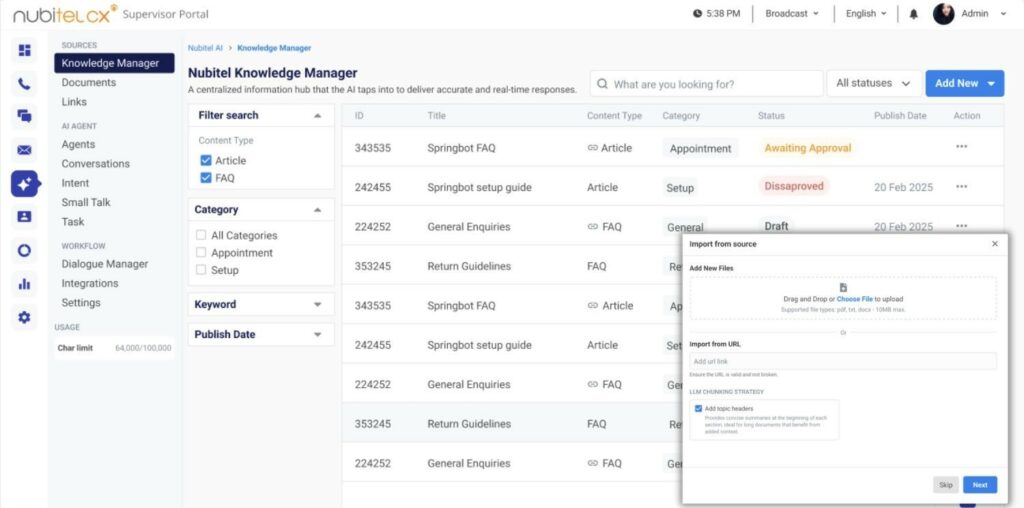 improving-contact-center-agent-experience-with-centralized-knowledge